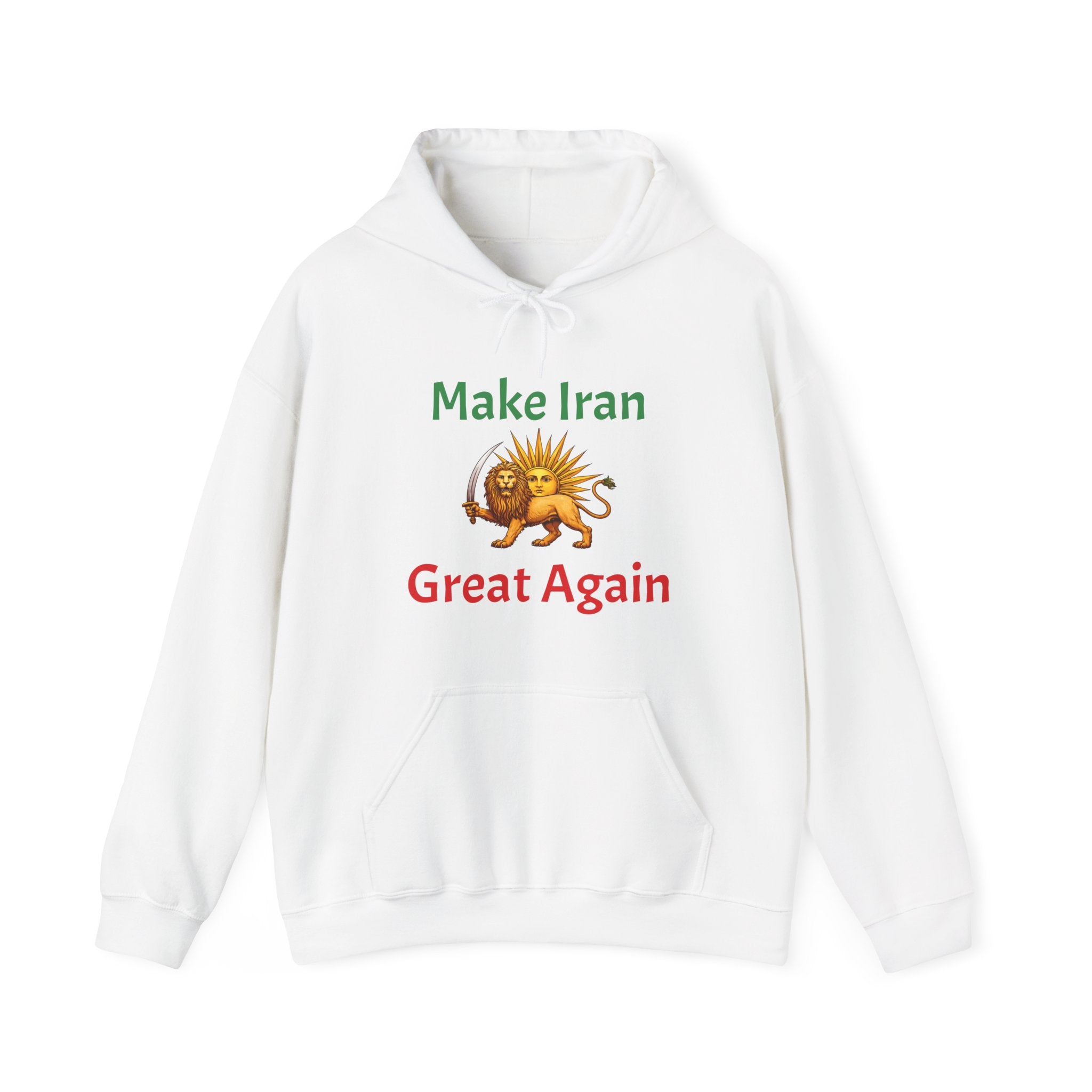 Make Iran Great Again - Lion & Sun Hoodie