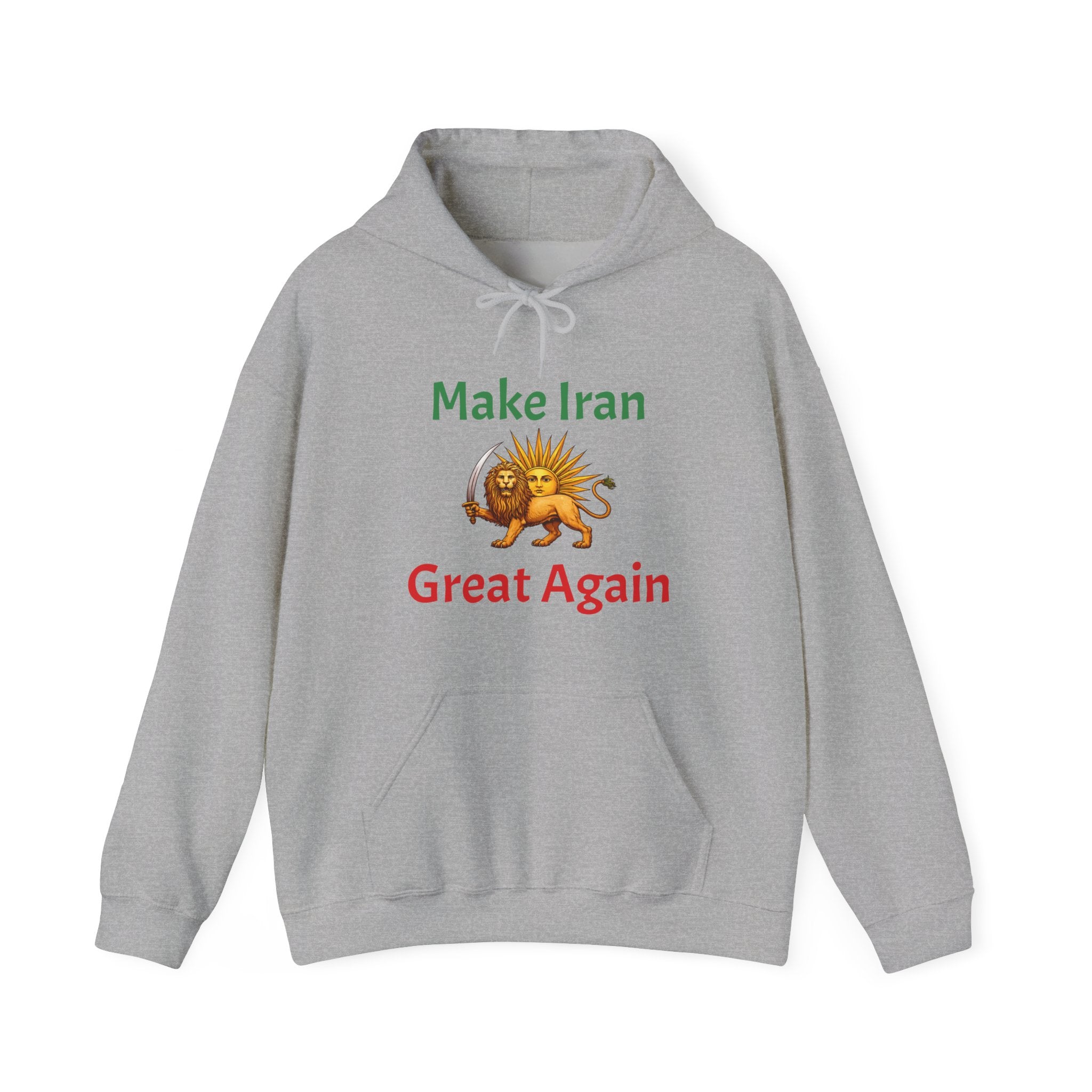 Make Iran Great Again - Lion & Sun Hoodie