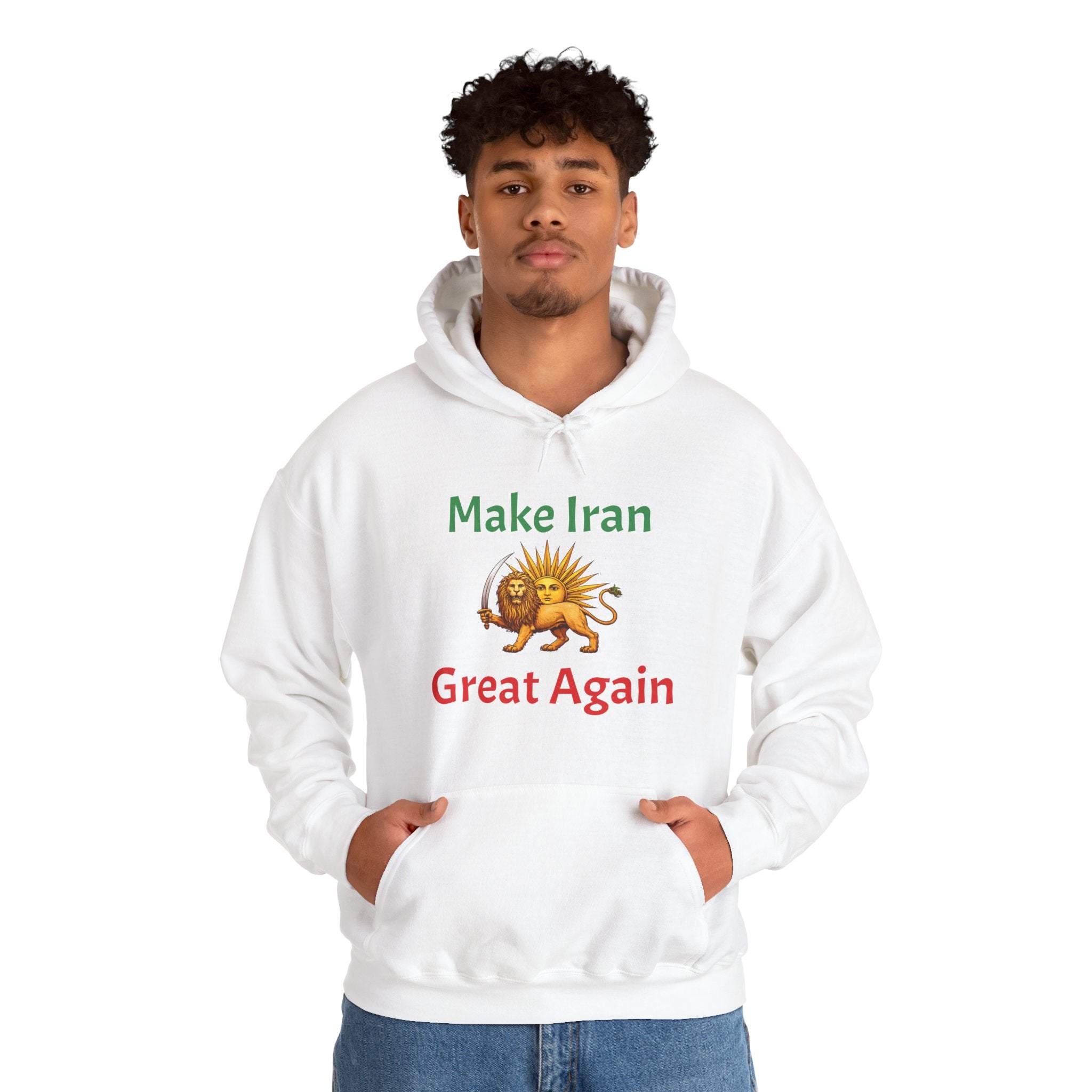 Make Iran Great Again - Lion & Sun Hoodie