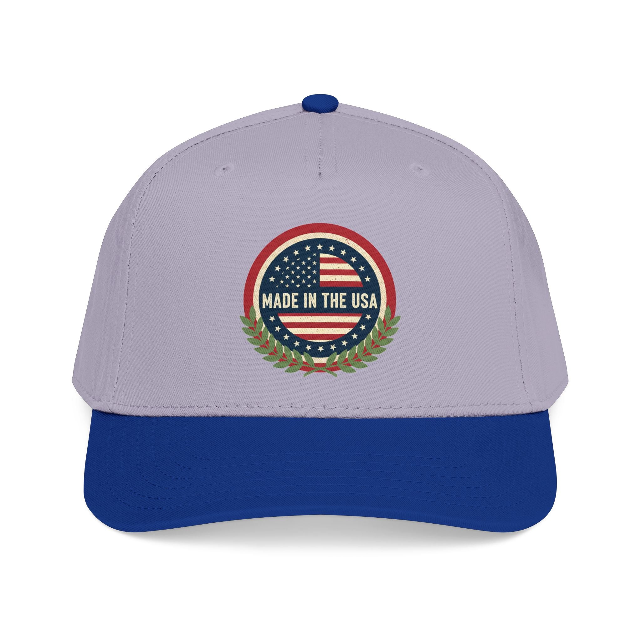 Made in the USA Baseball Cap — Vintage American Flag Patch