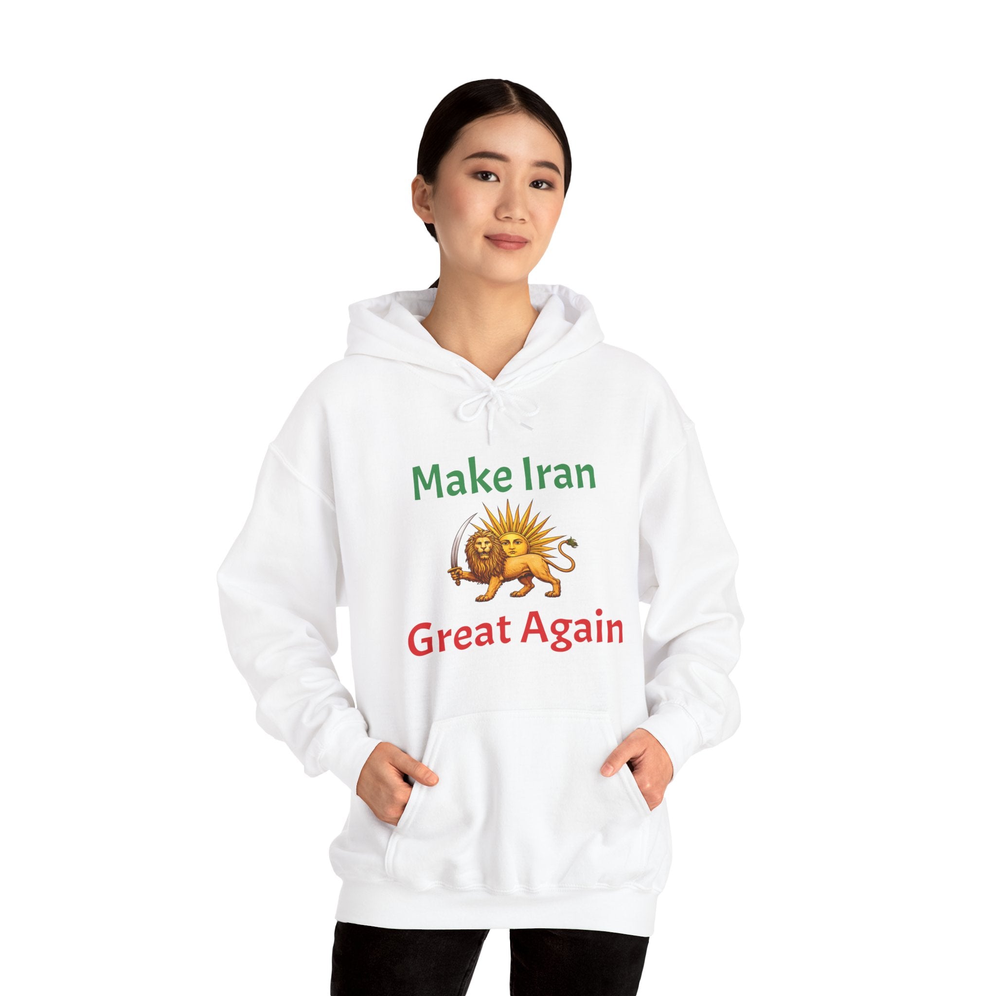 Make Iran Great Again - Lion & Sun Hoodie