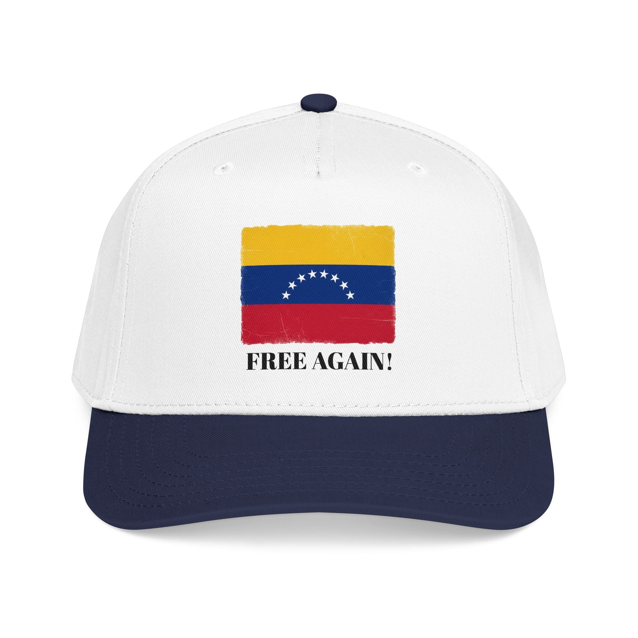 Venezuelan Flag "FREE AGAIN!" Baseball Cap
