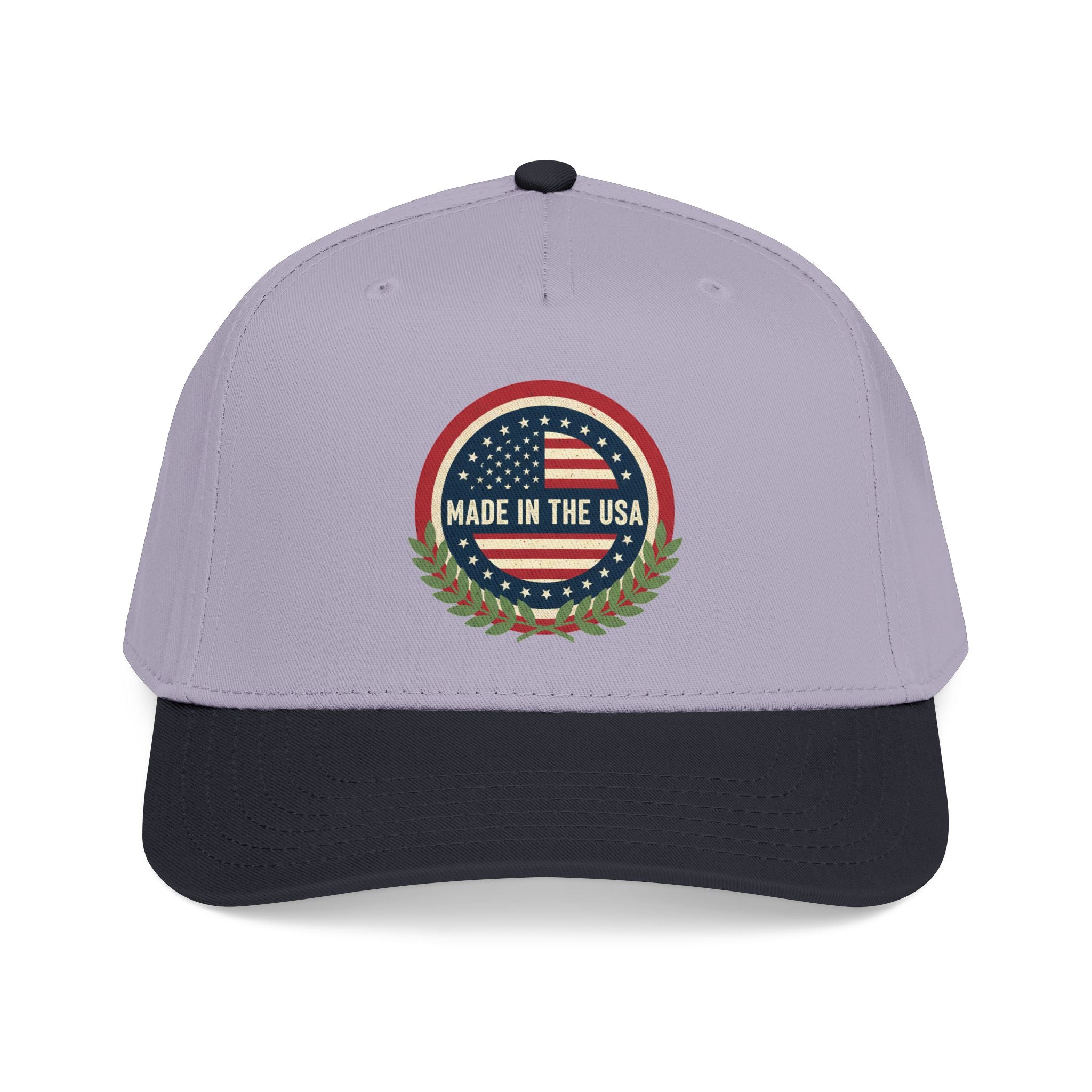 Made in the USA Baseball Cap — Vintage American Flag Patch