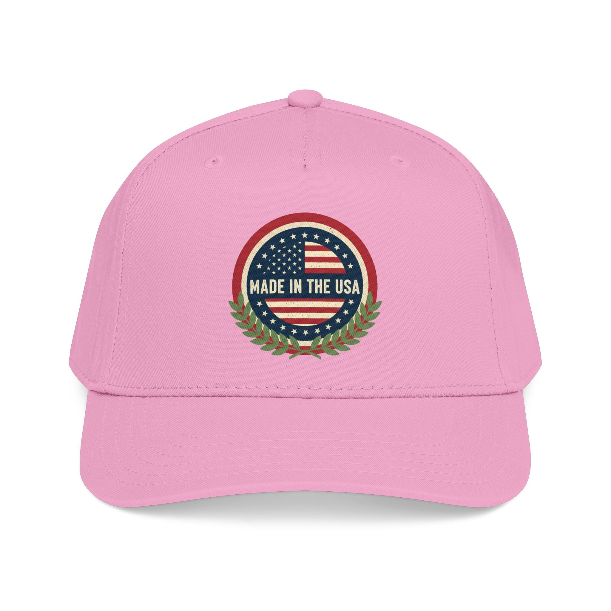 Made in the USA Baseball Cap — Vintage American Flag Patch