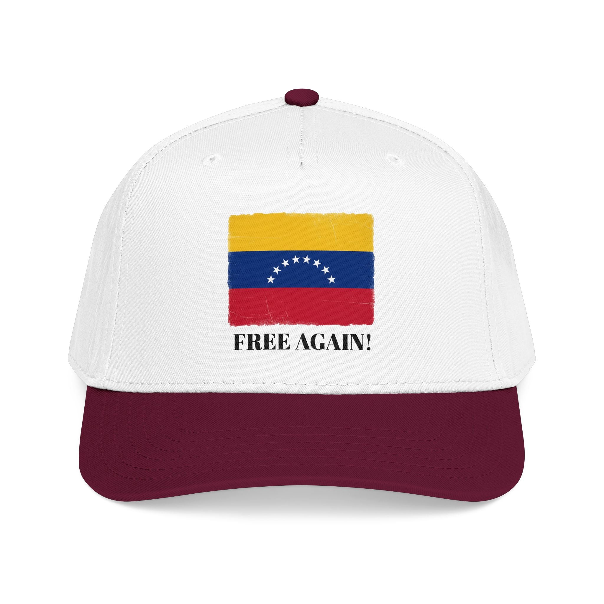 Venezuelan Flag "FREE AGAIN!" Baseball Cap