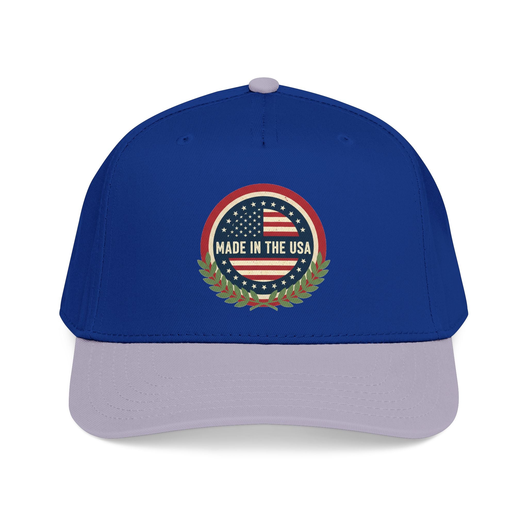 Made in the USA Baseball Cap — Vintage American Flag Patch