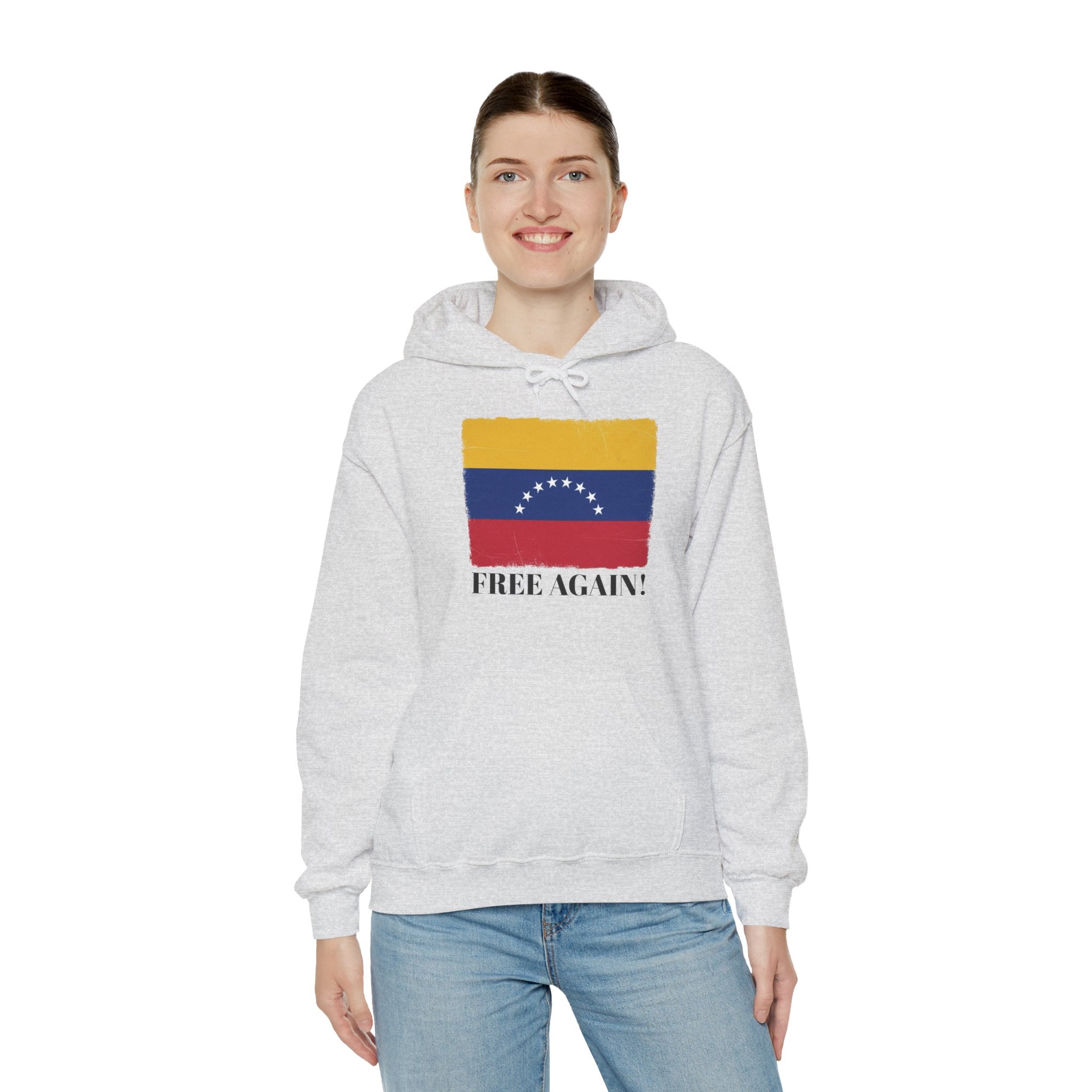 Venezuelan Flag "FREE AGAIN!" Hoodie