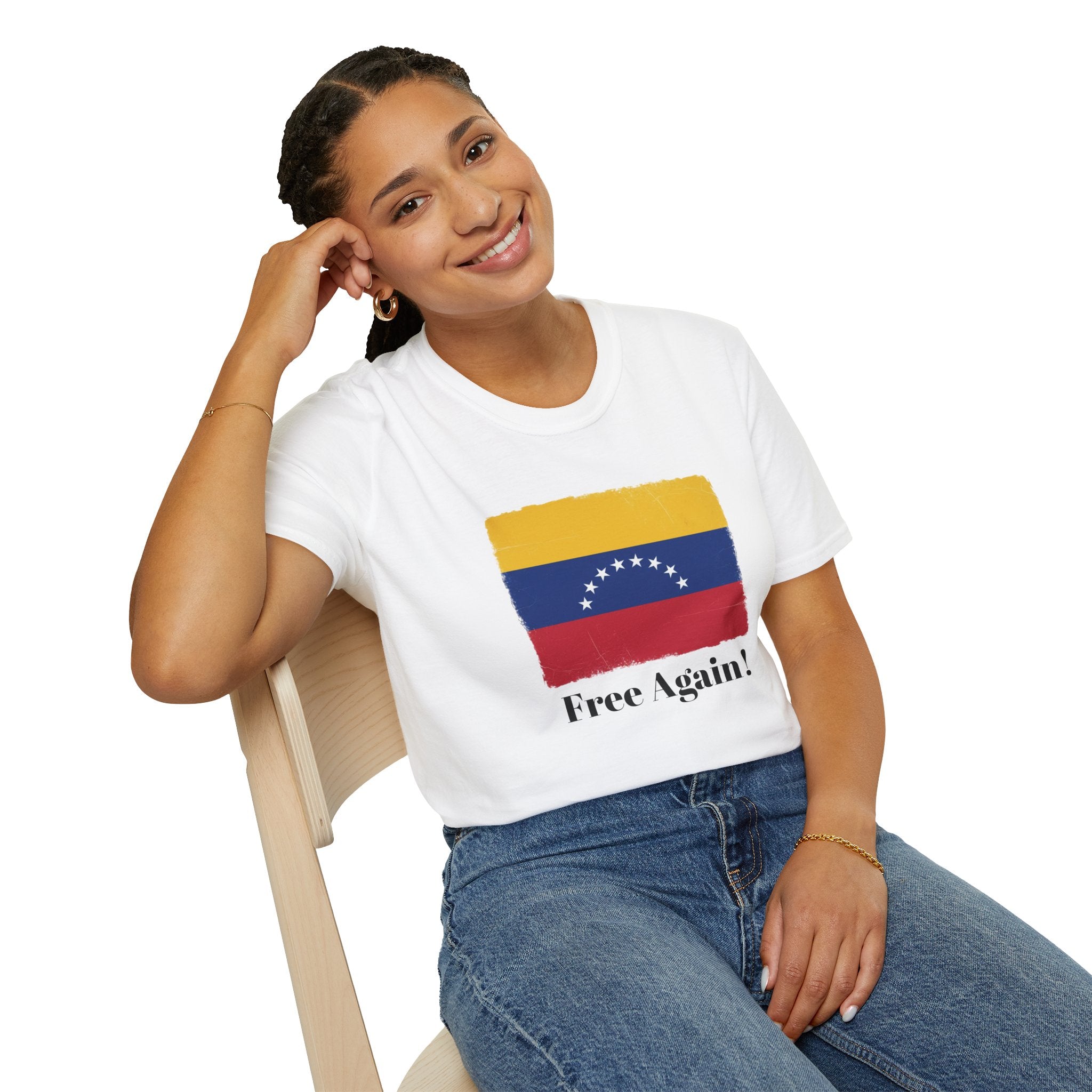 Venezuela Flag "Free Again!" T-Shirt