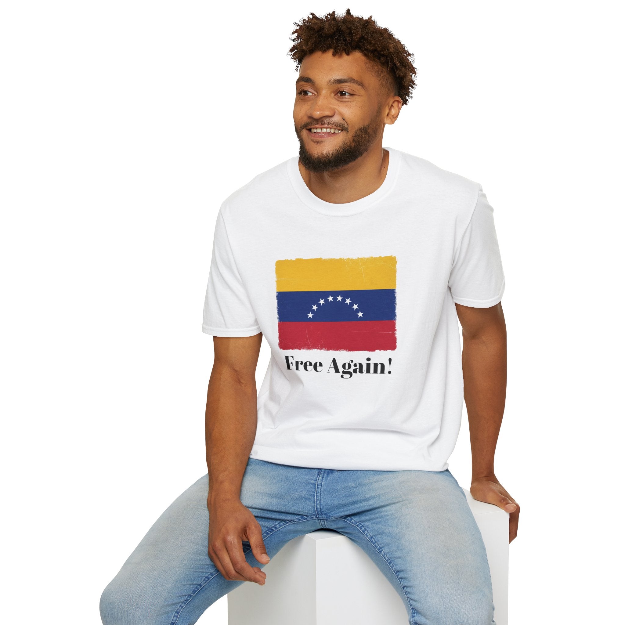 Venezuela Flag "Free Again!" T-Shirt