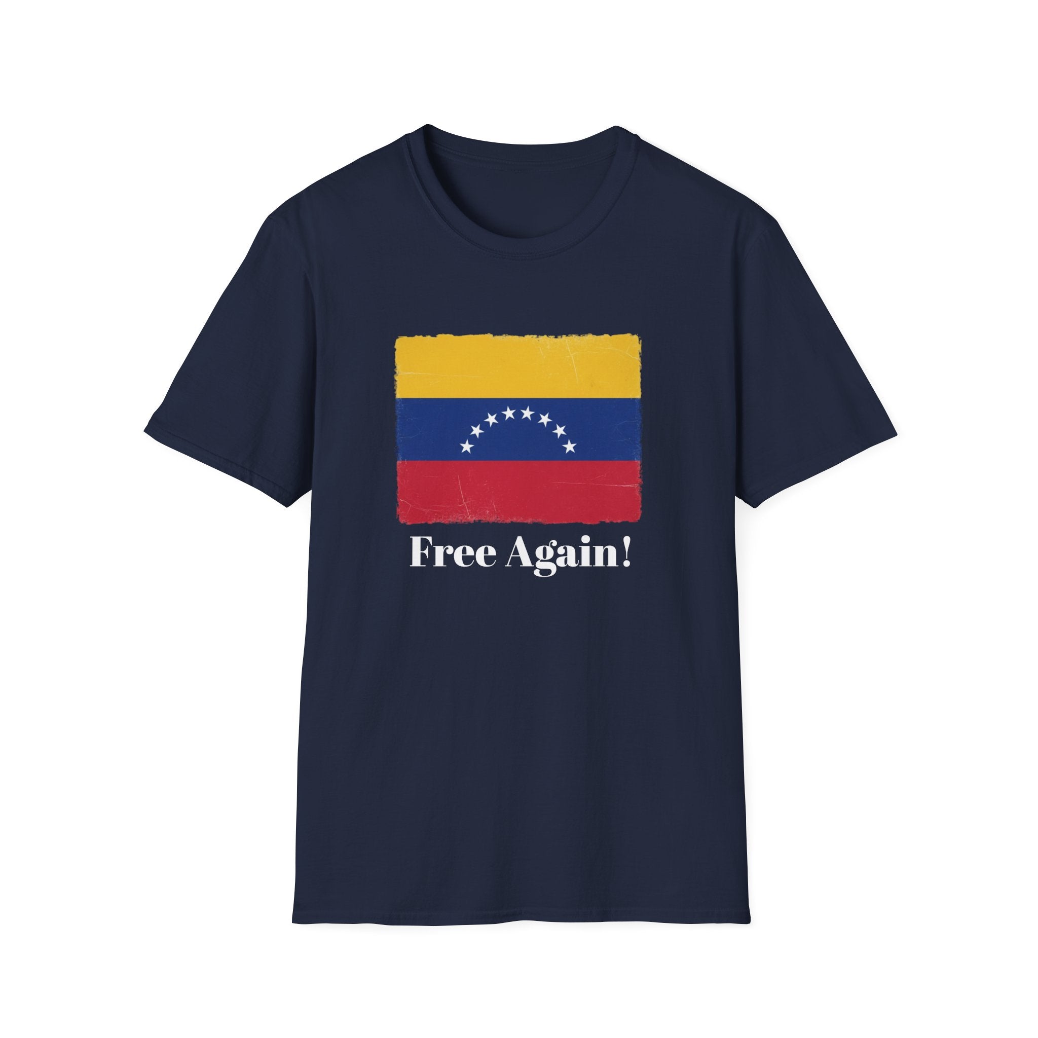 Venezuela Flag "Free Again!" T-Shirt
